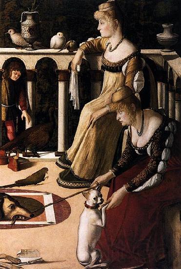 Vittore Carpaccio Two Venetian Ladies